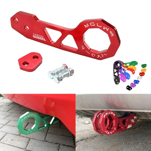 JDM Style Racing Rear Tow Hook Aluminum Alloy Rear Tow Hook for Honda Civic  Fit Jazz Gk5