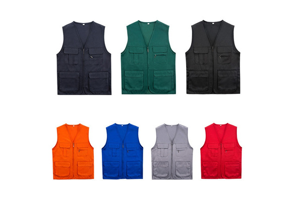 sleeveless fishing jacket