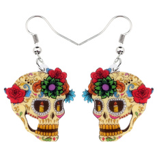 Fashion, Skeleton, earringsforgirl, Halloween