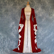 velvet, Medieval, Sleeve, Cosplay Costume