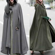 womencloak, autumnwinter, Plus Size, Cosplay