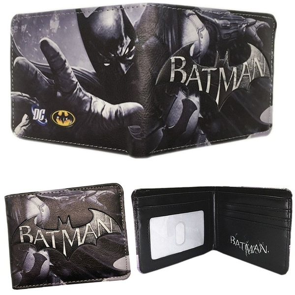 DC Comics Cartoon Batman Wallet PU WU Leather Wallet Purse Card Holder  Wallets Men | Wish