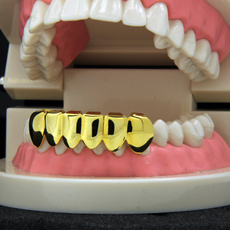 goldplated, grillz, necklacesamppendant, Jewelry