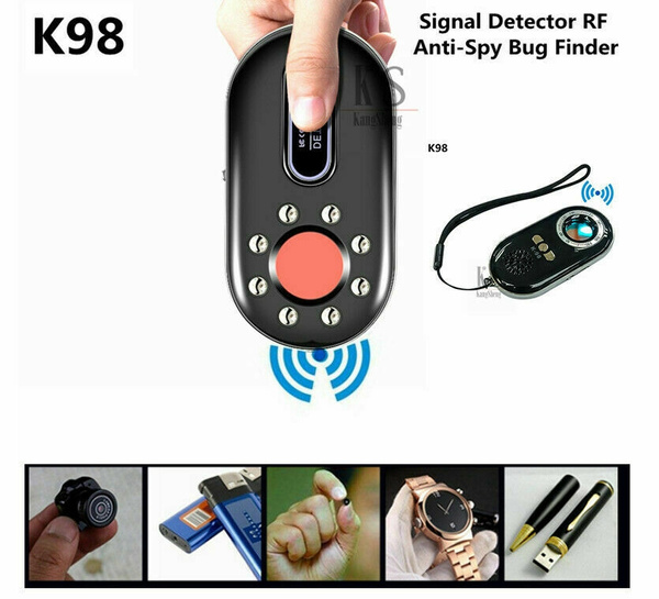 RF Signal Detector Anti Theft Spy Camera Debug GPS GSM Locator Chip