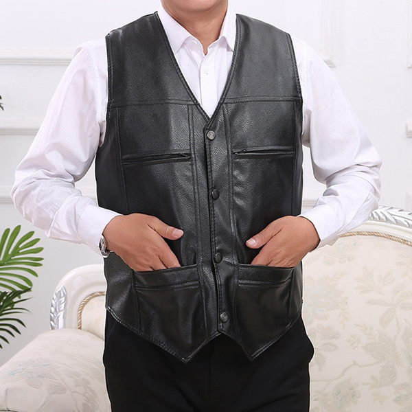 Leather bodywarmer outlet