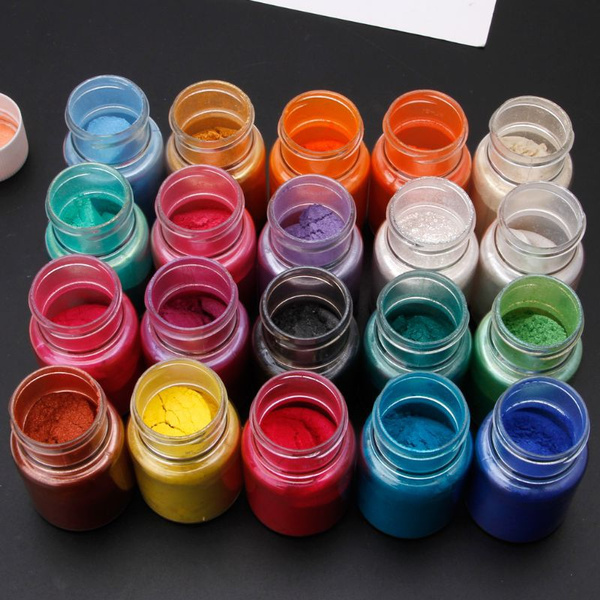 30 Colors Mica Powder for Epoxy Resin Pearlescent Pigment Powder