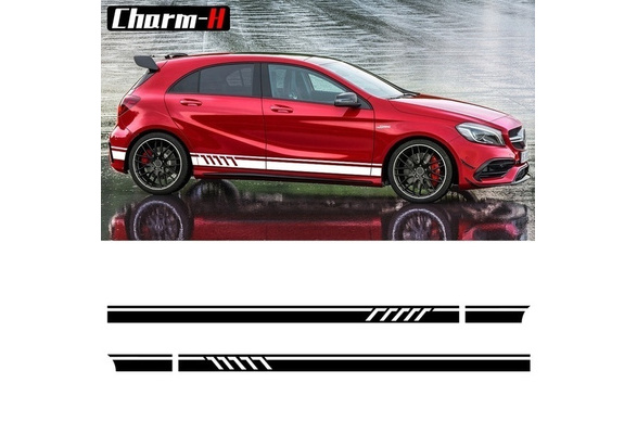 For Benz Car Sports Reflective Sticker Decal Styling Mercedes Benz A200  A180 A260 B180 B200 A200 A250 CLA GLA200 GLA250 A45 AMG From Qinqqchen,  $0.76