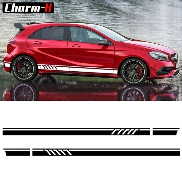 Mercedes W176 A Class AMG A45 Edition 1 Style Stripes Graphics 
