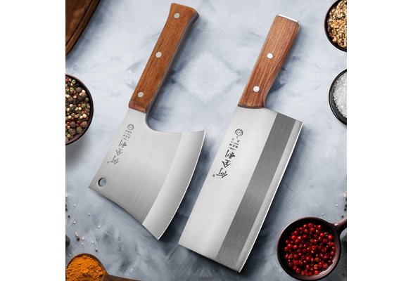 JENZESIR Forged Axe Knife Chopping Knife Set Professional Chef