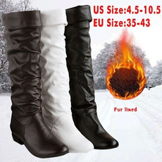 Knee High Boots, midcalfboot, Leather Boots, Winter