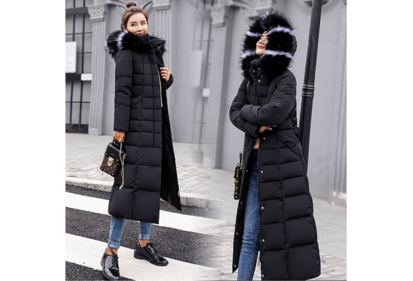 korean long winter jacket
