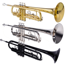 golden, mouthoftrumpet, Musical Instruments, brasstrumpet