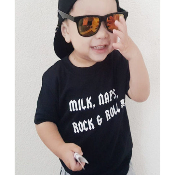 Rock \u0026 Roll Baby Clothes Kids T-Shirt 