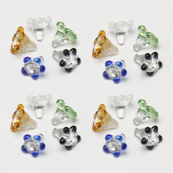 Smoking Polychromatic Glass Screens For Glass Hand Pipe Bowl Daisy Flower  Quartz Banger Hole Bongs Dustproof Nails Smoking Accessories From  Factory_store1688, $0.25