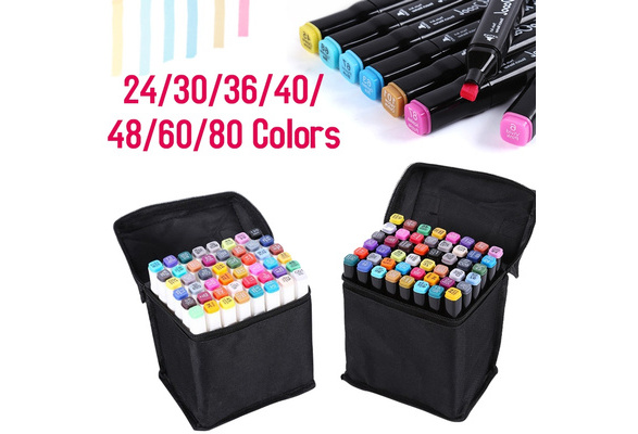 Markers Set 18 20 24 36 40 48 60 Color Copic Markers Sketch Set