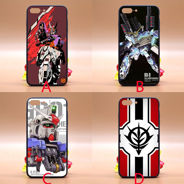 Gundam Phone Case Design Gundam Mechanical File TPU PC Phone Case Cover for IPhone Samsung Huawei