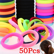 50pcs/set Female Hairpin High Quality Rubber Band Hair Elastic Accessories Girl Hair Band