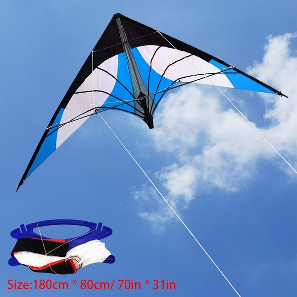 NEW 70" Sport Stunt Kite Dual-Line 6ft Wing Span Delta Outdoor Flying RED 