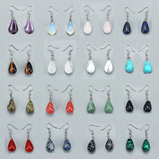 Turquoise, quartz, Dangle Earring, Jewelry