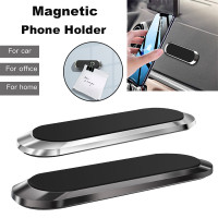 Rotatable Magnetic Car Phone Holder Metal Strip Shape Stand In - Foto 7