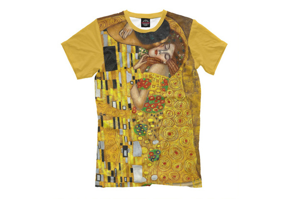 3D Gustav Klimt The Kiss art t shirt all over print tee Artists