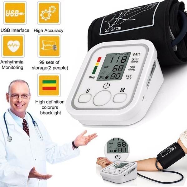 Professional Arm Sphygmomanometers, Home Health Care Digital Lcd Upper ...