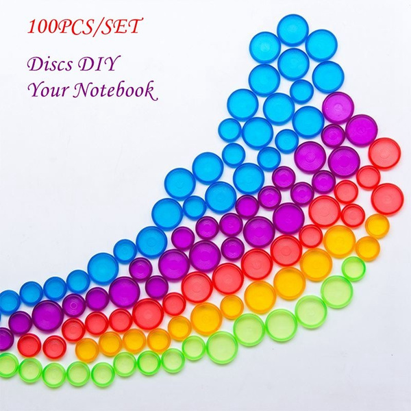 DISCBOUND DISCS DIY Disbound Notebook Accessories colorful discbound