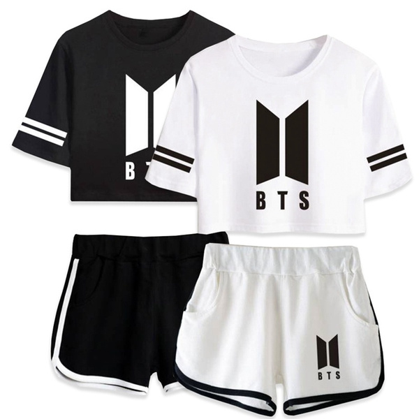 Dames Kleding Ensemble jogging et sweat crop top BTS Dames Kleding  Sportkleding Trainingspakken BTS Trainingspakken dance4life.com