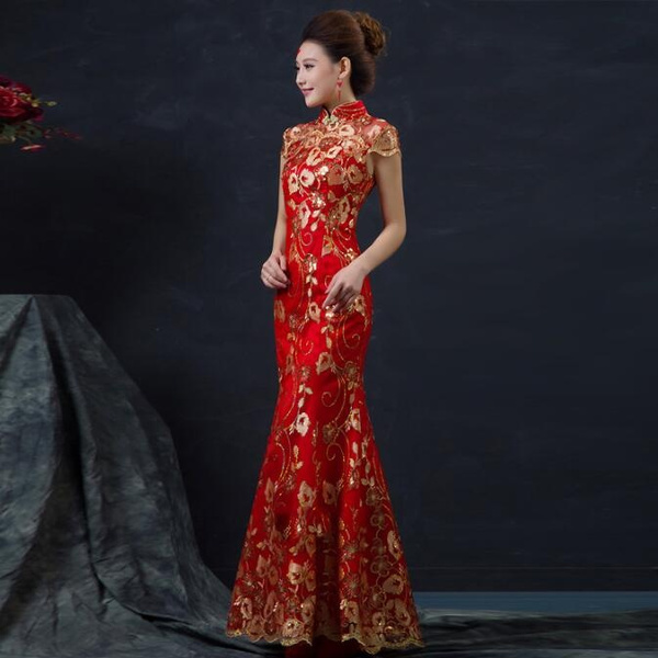 cheongsam gold