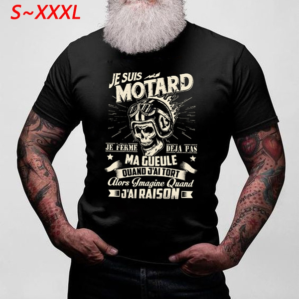 Motorcycle T Shirt Je Suis Motard Humour Tee Shirt Buy Motorcycle T Shirts Round Neck T Shirt