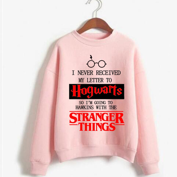 stranger things pink sweatshirt