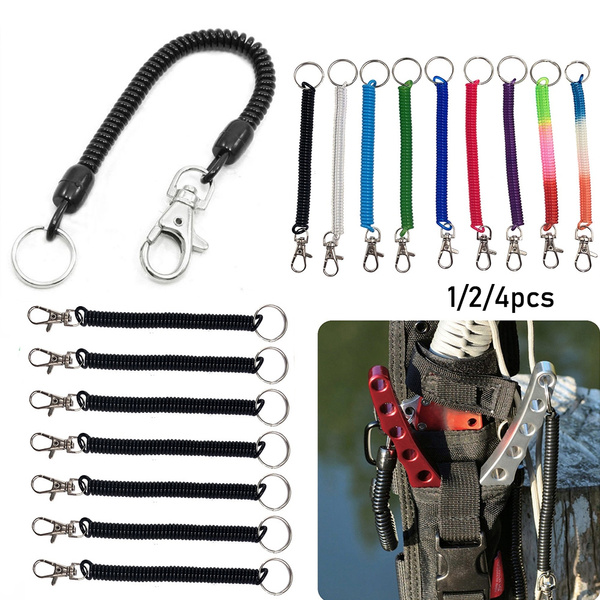 Tactical Retractable Spring Elastic Rope Security Gear Tool Hiking