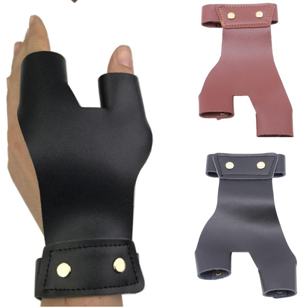 Vista Archery Full Finger glove super soft leather w/ mega