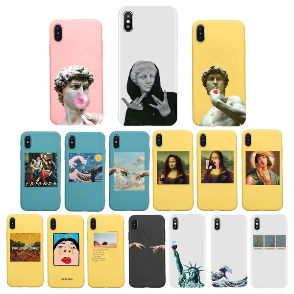 Funny Mona Lisa Van Gogh Phone Case Art Phone Cover for Iphone 5s 5 Se  Iphone 8 8plus IPhone X Iphone 6/6S Plus 7/7 Plus Iphone Xs Max Case | Wish