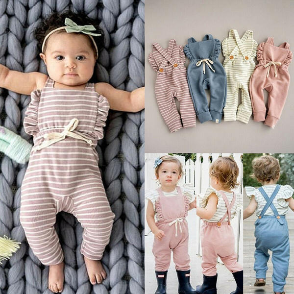 baby girl ruffle rompers
