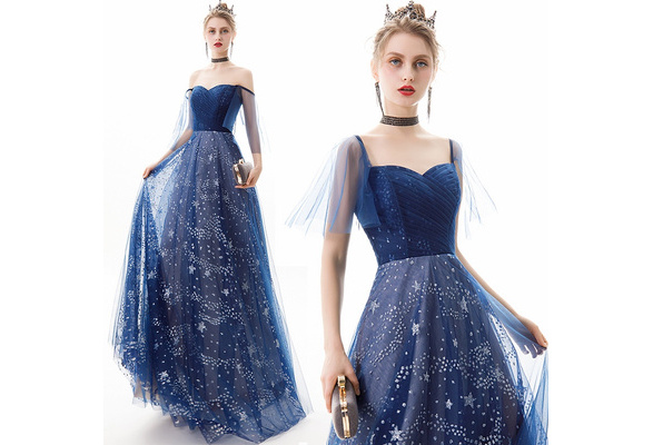 starry ball gown