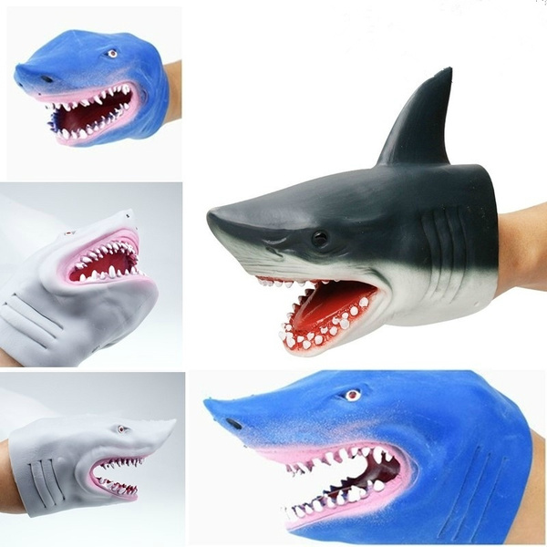 Blue hot sale shark puppet