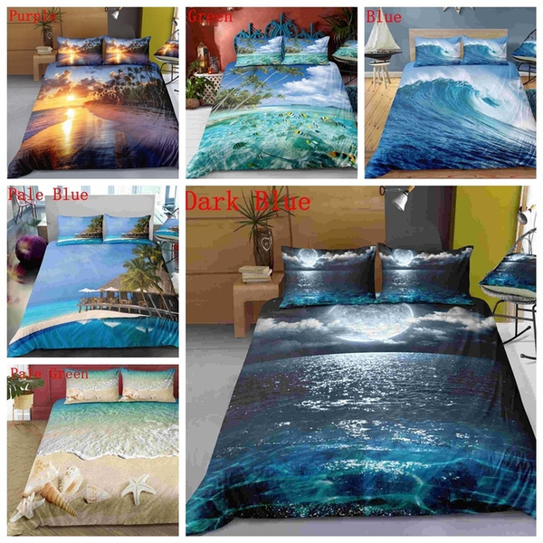 beach scene duvet cover