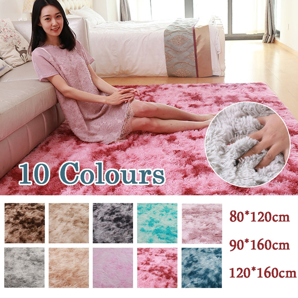 Floor Rugs Shaggy Rug Large Mats Shag Carpet Bedroom Living Room Mat 80*160cm g
