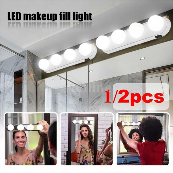 Led Vanity Mirror Lights Make Up Light, Battery Powered Vanity Light