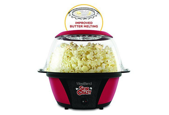 West Bend 82707 Popcorn Machine, Red