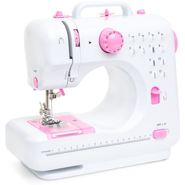 6V Compact Foot Pedal Sewing Machine w/ 12 Stitch Patterns | Wish