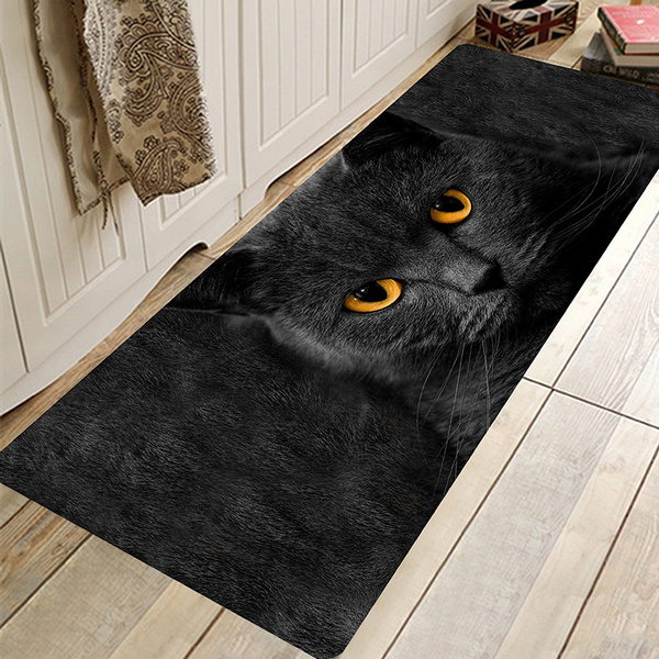 black cat mat