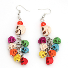 colorfulstone, gothicearring, Goth, Fashion
