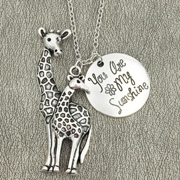 To my daughter on sale giraffe necklace