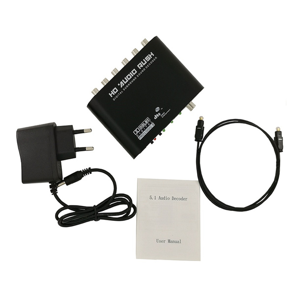 5.1CH Digital Sound Decoder Optical 