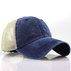 Cap, distressed, Vintage, Denim