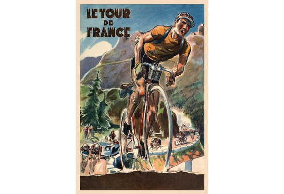 100th Tour de France Blechschild Schild gewölbt Metal Tin Sign 20 x 30 cm