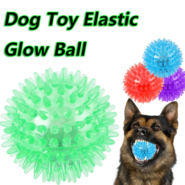 flashing light dog ball