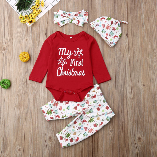 infant christmas leggings